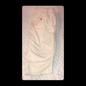 White Cotton Destructed Mens Shorts